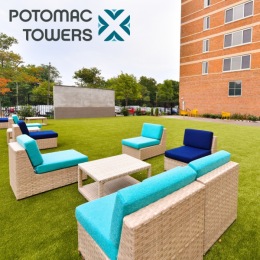 Take your summer hangouts to our lush courtyard. 🌿
#CourtyardBliss #NatureEscape #RelaxationSpace #PotomacTowers #ArlingtonLiving #ArlingtonVA #ArlingtonApartments #PotomacTowersApts Instagram post from @potomactowersapts on July 20, 2024 12:46:07pm